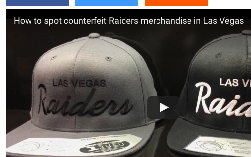 Trademark counterfeiting and the new Las Vegas Raiders