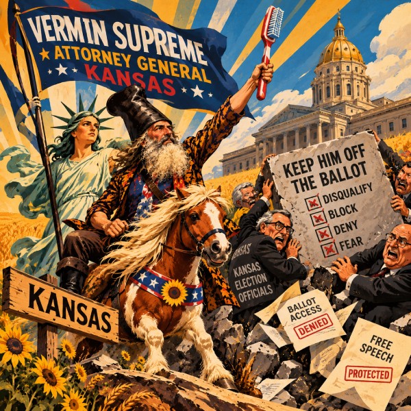 Vermin Supreme v. State of Kansas